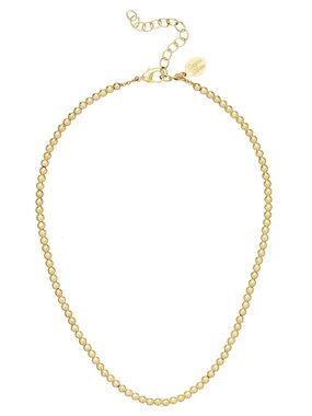 Gold Beaded Necklace - Women's Jewelry